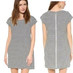 MADEWELL Striped T-shirt Mini Dress - Size 6